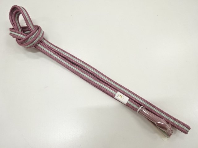 未使用品　正絹　手組帯締め